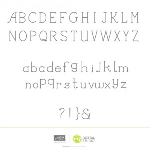 MDS simply serif alphabet download