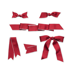 MDS Cherry Cobbler Stitched Grosgrain Ribbon