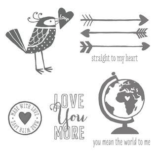 Love You More Stamp Set images