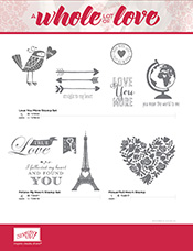 whole lot of love flyer stamp images