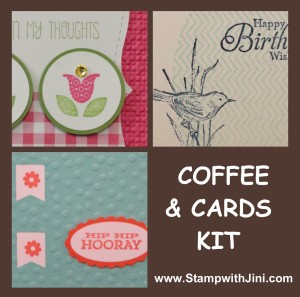 Coffee & Cards Kit - April 2014