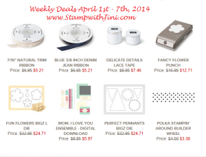 Weekly Deals April 1 2014