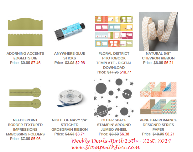 Weekly Deals April 15 2014