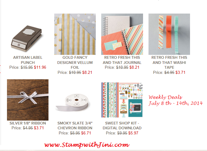 Weeky deals July 8 2014