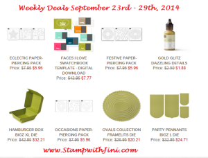 Weekly Deals September 23 2014