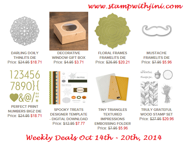 Weekly Deal Oct 14 2014 image