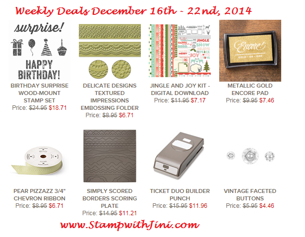 Weekly Deals December 16 2014