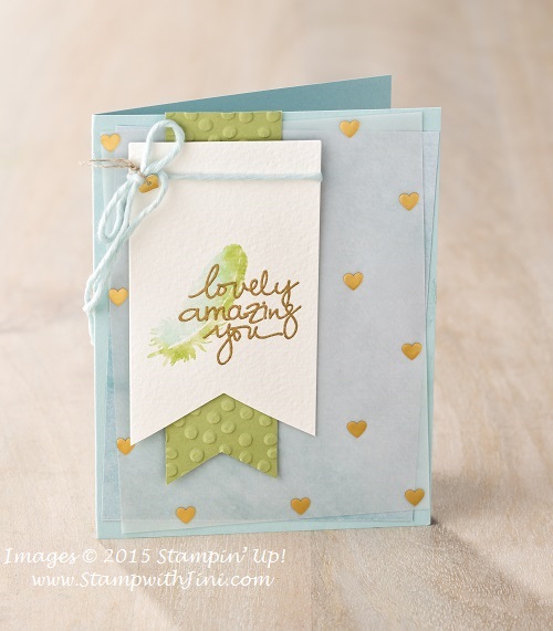 Lovely Amazing you card sample 2