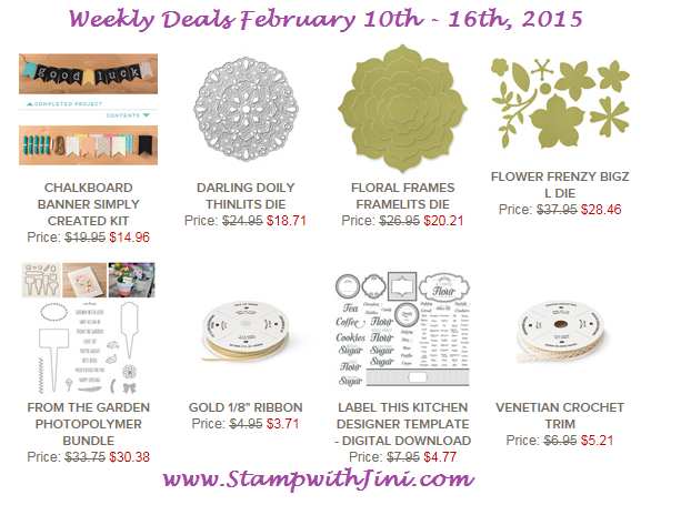 Weekly Deals Feb 10 2015