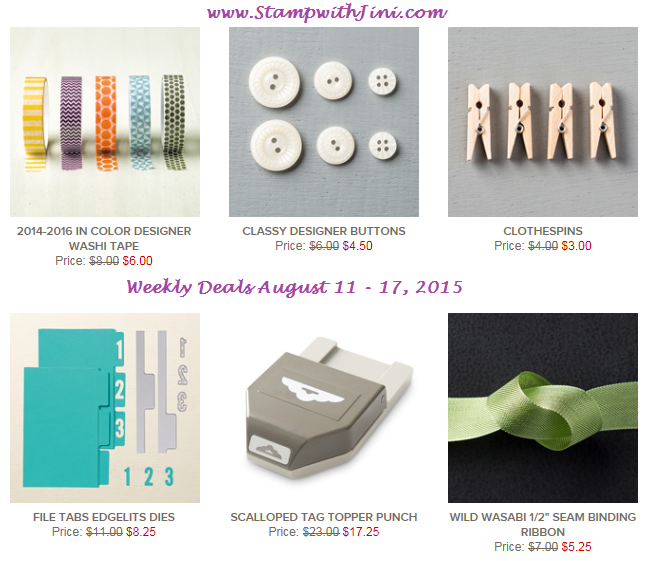 Weekly Deals August 11 2015