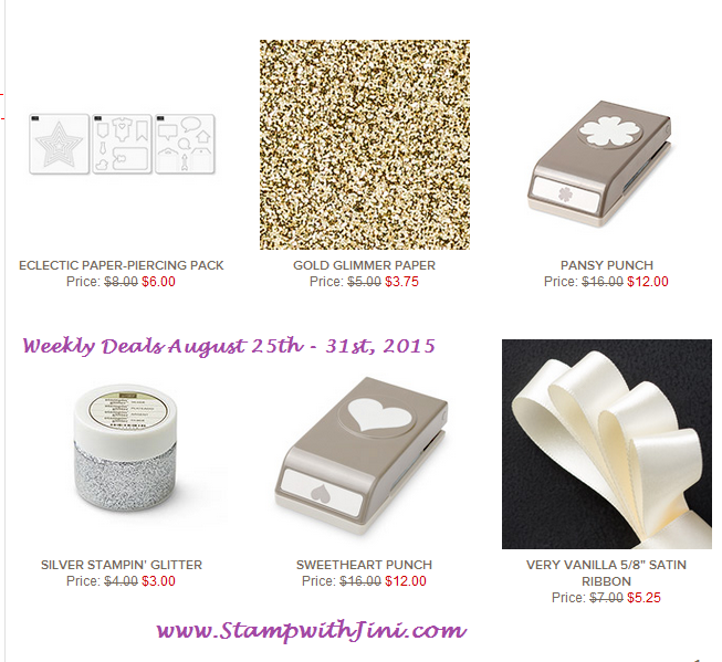 Weekly Deals August 25 2015