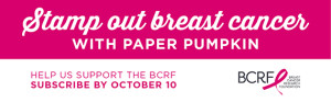 Breast Cancer Paper Pumpkin