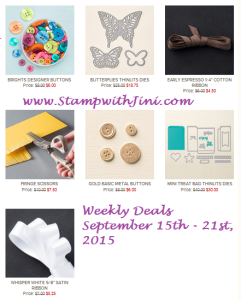 Weekly Deals September 15 2015