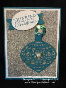 Embellished Ornament SC swap 2015