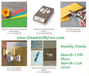 Weekly Deals March 15 2016