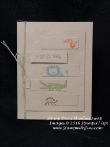 Zoo Babies Stamp Divas Shoebox swap March 2016