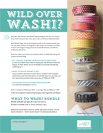 wild over washi flyer image
