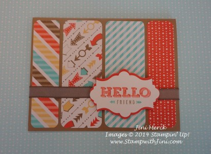 A Peachy Keen Hello | Stamp, Scrap & Create with Me