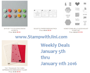 Weekly Deals January 5 2016
