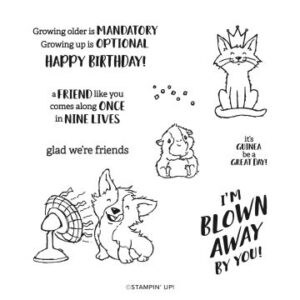 Glad We're Friends stamp set