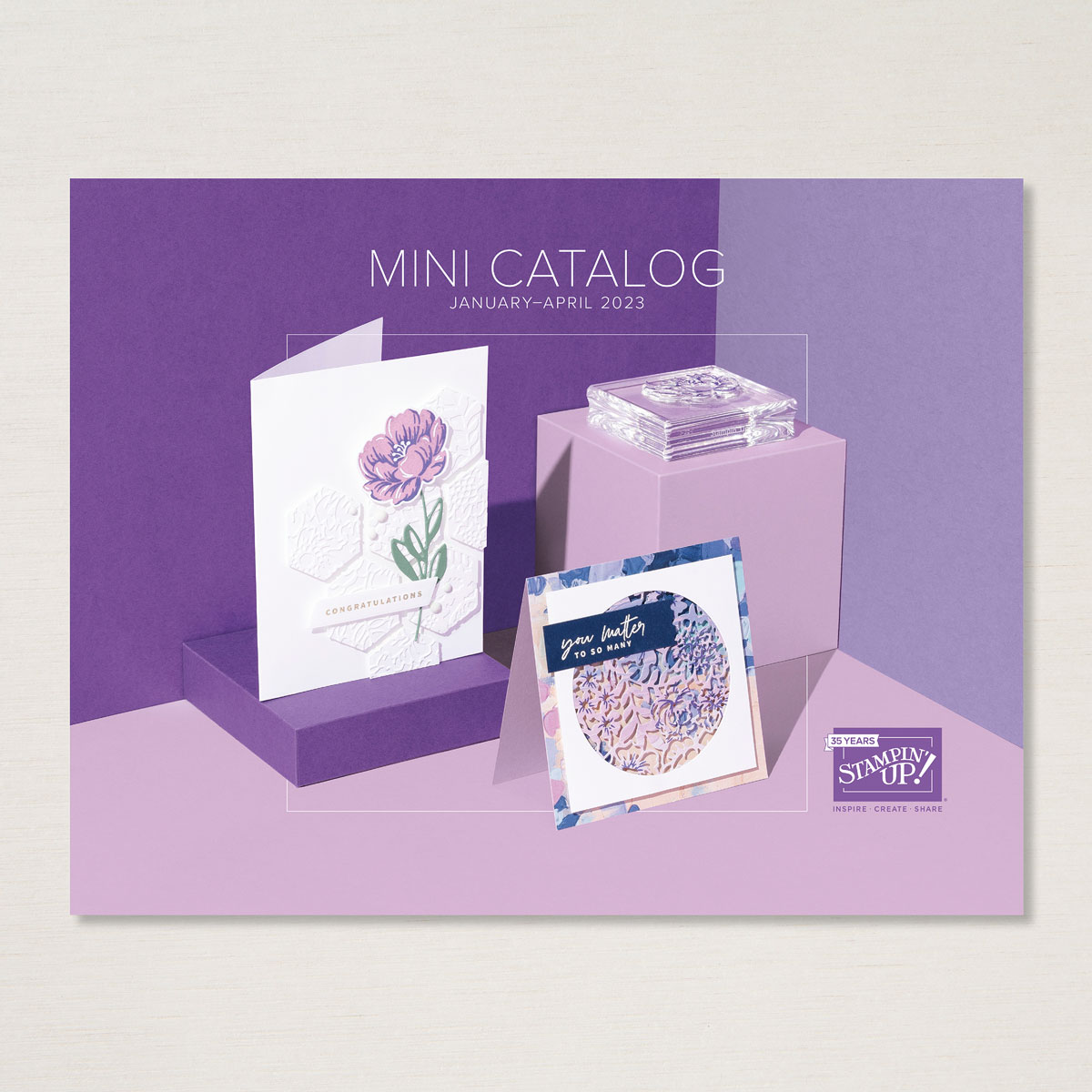 2023 January - April Mini  Catalog