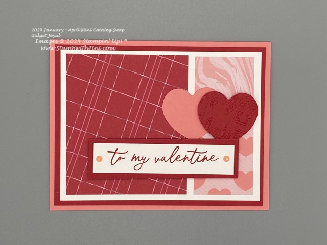 The Stampin' Bunny: Valentine Stampin' Up! True Love Paper Floral Heart Dies  Card